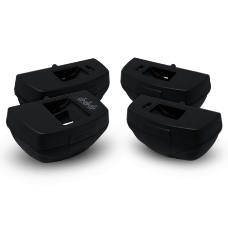 Moldura Universal 4P Petech c/ USB Preta